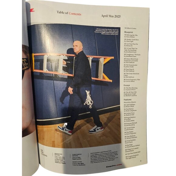 Esquire Magazine Caleb Williams Cover Issue Sports Mavericks April May 2025 - Picture 4 of 5